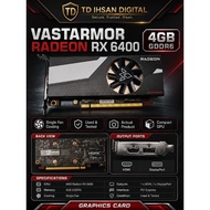 Vastarmor Radeon RX 6400 4GB GDDR6 Graphics Card – Compact Single Fan Used & Tested GPU