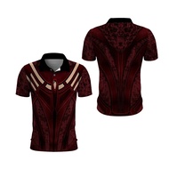 Fikastore - Short Sleeve Wanda Scharlet Costume Collar T-Shirt