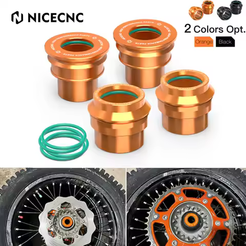 NICECNC For 2017-2024 KTM EXC 300 Front Rear Wheel Hub Spacers Collar EXC F 250 300 350 450 500 TPi 