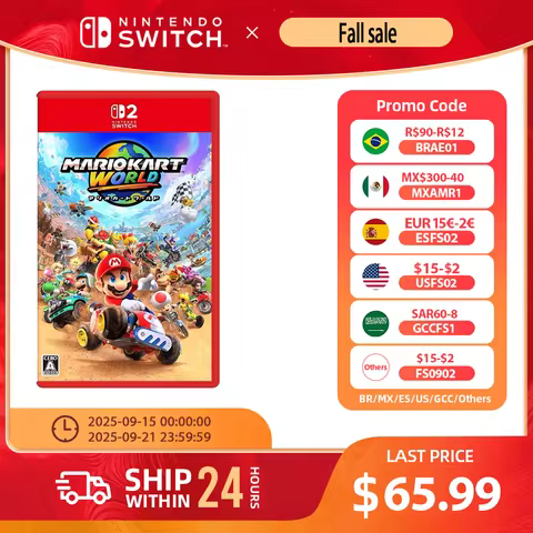 Mario Kart World - Nintendo Switch 2 Games Adventure Action and RPG Genre Switch 2 Editio