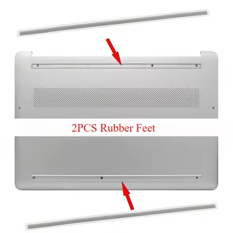 2PCS Rubber Pad For HP 15S-FR 15S-FQ 15S-ER 15S-EQ 15-DY 15-EF TPN-Q222 TPN-Q230 Laptop Bottom Cover