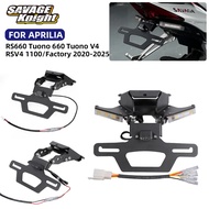 2025 RSV4 RS 660 Tail Tidy License Plate Bracket Holder For Aprilia Tuono 660 V4 RS660 RSV4 1100 202