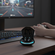 Lenovo GM2 PRO ,,。  Lenovo GM2 PRO Fon Kepala Permainan Tanpa Wayar dengan Bluetooth dan Bunyi HIFI 