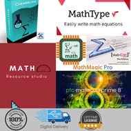 Math software: chemmaths | math resource studio | mathmagic pro | mathtype | ptc mathcad prime for w