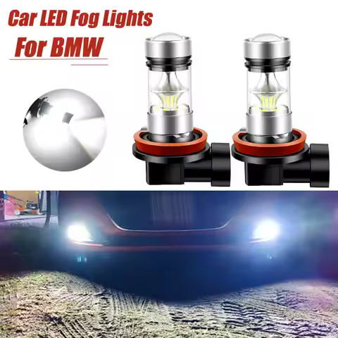 2pcs LED Fog Light Lamp Blub H8 H11 Canbus Error Free For BMW E63 E64 E90 E91 E92 E93 328i 328xi X5 