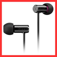 Final E500 Canal Type Earphones, Recommended for VR, Binaural, ASMR, 360 Audio, Black, Wired, 3.5mm 