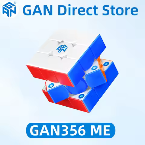 GAN 356 ME 3X3 Magnetic Magic Speed Cube Stickerless Professional Fidget Toys GAN 356ME Cubo Magico 