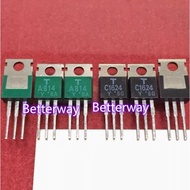 1pair 2SA814/2SC1624/A814/C1624(1pc 2SA814+1pc 2SC1624)new original