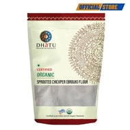 Sprouted Brown Chickpea Atta Flour (500g) | Organic | USDA Certified | Dhatu Organics