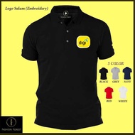Microfiber Quick dry Jersi Jersey Polo T Shirt Logo Sulam Embroidery Digi Mobile Dry Fit