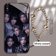 Tempered Glass case For Apple iphone X XR XS MAX Mobile Phone case Poster BTS Korea Casing hp Custom