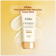 d'Alba Vita Capsule Anti-Aging Sun Cream 50g  Gift VT Reedle Shot 100( 2g * 6 sachets / 1box) Kamut 