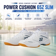 YONEX Power Cushion 65Z Slim SHB65Z4S1 Badminton Shoes, White 011