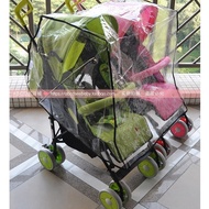 S/🌹Parallel Seat Twin Baby Stroller Rain Cover/Twin Stroller Rain Cover CIW8