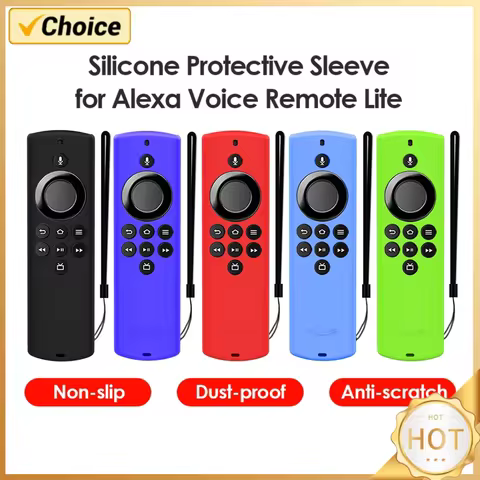 Remote Control Silicone Cover for Amazon Alexa Fire TV Stick Lite Controller Shell TV Sleeve Protect