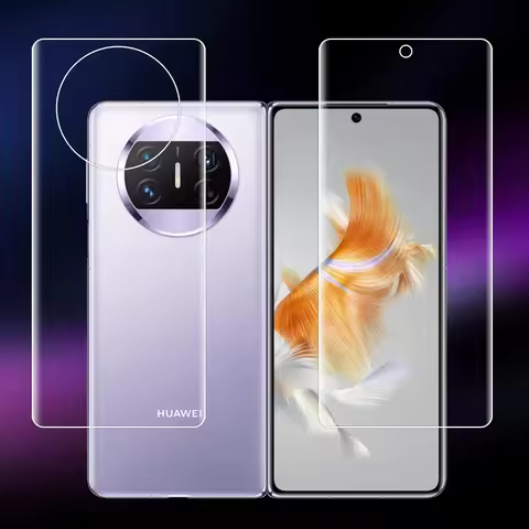 3 in 1 Hydrogel film for Huawei Mate X3 Screen Protector For Huawei Mate X5 X6 Soft Protective Front