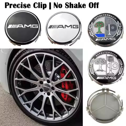 4PCS 75MM Car Wheel Center Hub Caps For Mercedes Benz AMG W203 W206 W220 W205 W211 W212 GLA GLC CLA 