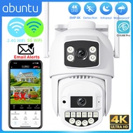 8MP 4K PTZ Wifi Camera 5GHZ/2.4GHZ Outdoor Surveillance Camera Dual Lens 5X Digital Zoom 10MP 5K Nig