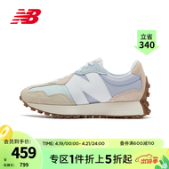 NEW BALANCE NB官方男鞋女鞋327系列百搭休闲鞋运动鞋 淡紫/浅薄荷绿/米色 WS327PAB 37(脚长23.5cm)