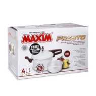 Maxim Pressure Cooker 20 Cm 4L/ - Silver 4 Liter