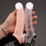Reusable Penis Sleeve Penis Extender Cock Extension Dick Enlargemen Sex Toy For Men
