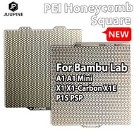 Bambu P1s Printing Plate  257X257mm Build Plate PEI Honeycomb PEI Square For Bambu Lab X1 Carbone Ba