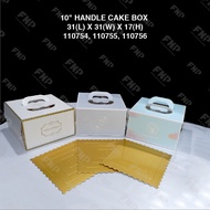10 INCH HANDLE CAKE BOX (31(L)31(W)17(H)CM)