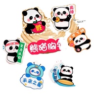 Cartoon Cute Panda Brooch Children Acrylic Badge Reward Small Gift Reward Creative Gift Future Exqui