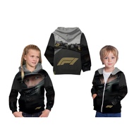 F1The Movie Formula One Car Kids Zipper Hoodie Jacket NEW ART 1 - 2 Custom Full Print Kids FI The Mo