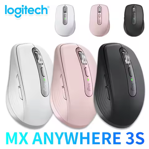 Logitech Master Series MX Anywhere 3S Bluetooth Wireless Silent Mouse Soft sound Office Female Table