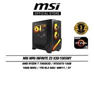 MSI MPG Infinite Z3 X3D-1065MY Gaming Desktop (R7-7800X3D | RTX5070 12GB | 16GB DDR5 | 1TB SSD | Win