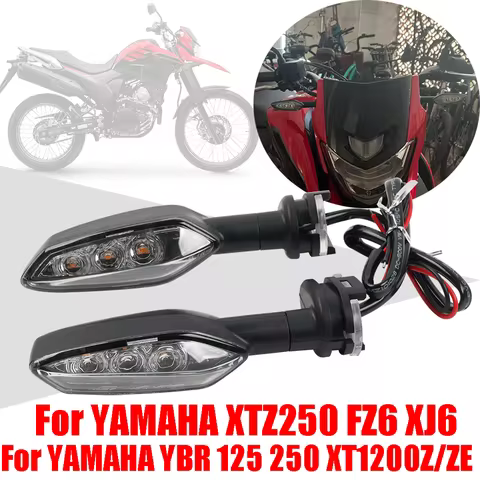 For YAMAHA Lander 250 XTZ250 FZ6 XJ6 YBR 125 250 XT1200Z ZE Super Tenere 1200 Accessories Turn Signa