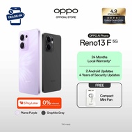 OPPO Reno13 F 5G 24(12+12GB)+256GB / 2 Year Local Warranty / Snapdragon® 6 Gen 1 / IP69 Resistance /