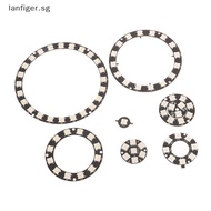 LL WS2812B Individually Addressable Pixel Ring 1/3/7/8/12/16/24 LEDs WS2812 Built-in IC 5050 RGB LED