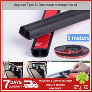 5 Meters High Quality Car Silence Scheme Rubber Seal Strip B Shape Soundproof Bumper strip car inter
