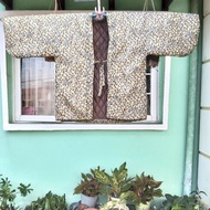 Kimono Men Haori Brown Thick Japanese Vintage