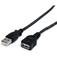 StarTech.com 3 ft Black USB 2.0 Extension Cable A to A - M/F - 3 ft USB A to A Extension Cable - 3ft