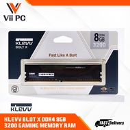 KLEVV BOLT X Memory 8GB DDR4 3200 CL16 OC XMP UDIMM  KD48GU880-32A160T(Desktop)