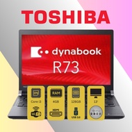 Toshiba Dynabook R73 ~ CORE i3 GEN 6TH - RAM 4GB - SSD 120GB - Win10 - HDMI - WIFI - WEBCAM - Micros