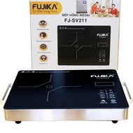 Fujika FJ-SV211 2000W Infrared Stove with Ceramic Glass Top Cooks All Types of Pots Can Be Grilled D