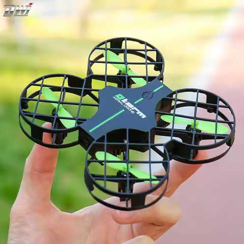 DWi Flying Mini Remote Control Aircraft Rechargeable Four-axis Rotation Remote Control Drone 360° Ro