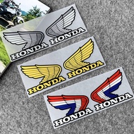 For HONDA Click 125i 150i XRM TMX 125 155 Vario Wave Beat X-ADV 350 750 ADV Honda Wing Motorcycle Logo Emblem Sticker Motor Bike Scooter Body Fuel Tank Decorative Decal Accessories