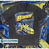 T-Shirt Nascar Bauer Racing Washed Nascar Rumble Bauer K100 Vintage T-Shirt