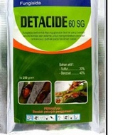 #KGT PROMO 11.11 KODE-713 Fungisida DETACIDE 60SG 250gr sulfur &amp;