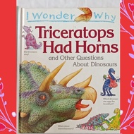 [QR STATION] Grolier Big Book of I Wonder Why: Triceratops Had horns and Other Questions About Dinosaur By Rod Theodorou
