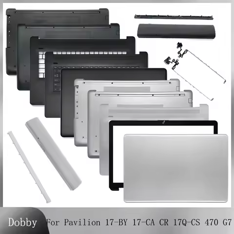 NEW For HP 17-BY 17-CA 17T-CR 17Q-CS 470 G7 LCD Back Cover Laptop Top Palmrest Bottom Case Silver Bl