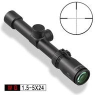 【Invader】DISCOVERY 發現者 WG 1.5-5X24 高抗震倍率短瞄/瞄準器/狙擊鏡