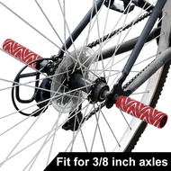 1 pair of universal aluminum alloy foot pedals with rear foot studs, suitable for BMX MTB bicycles a