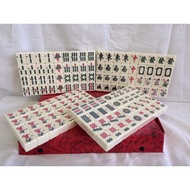 Complete Ivory Standard Size Mahjong Set with Number