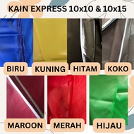 KAIN KHEMAH SAIZ 10X10 DAN 10X15 EXPRESS / KANVAS NIAGA